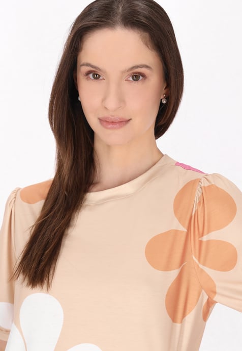 usha Blouse vrouwen abrikoos - Image 5