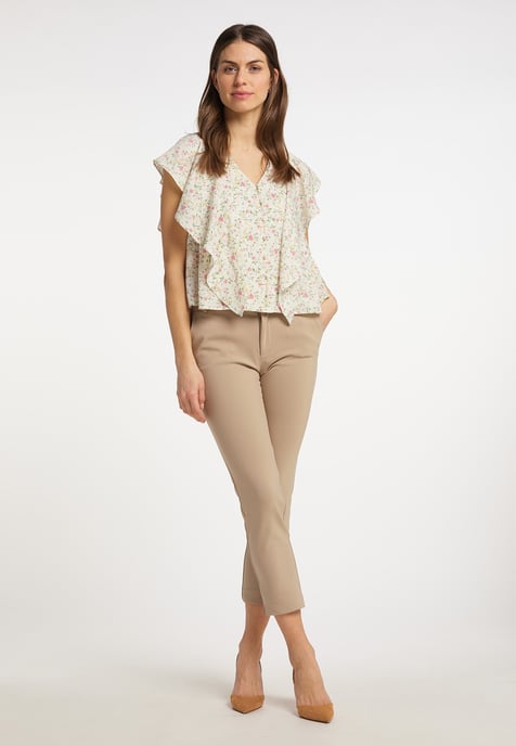 usha Blouse shirt qisha Dames Wit Veelkleurig - Image 2