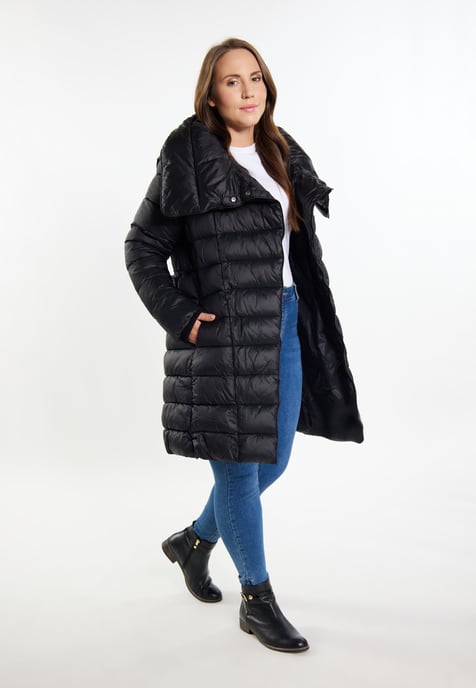 usha quilted coat women black - Image 2