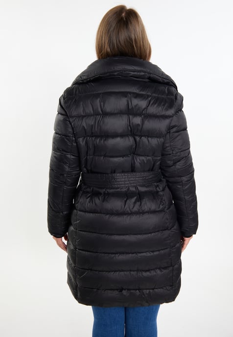 usha quilted coat women black - Image 4