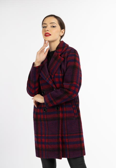 Faina Jas Dames Rood geruit - Image 3