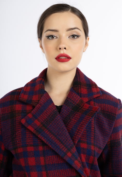 Faina Jas Dames Rood geruit - Image 5
