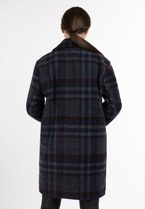Faina Jas Dames Blauw geruit - Image 4