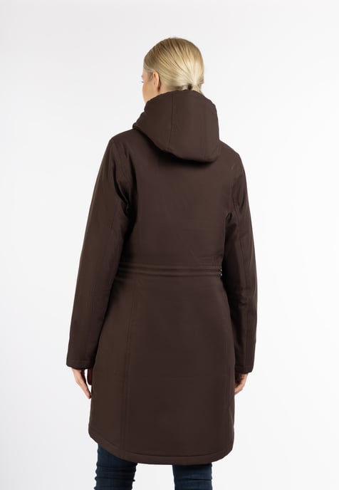 usha winter parka women dark brown - Image 4