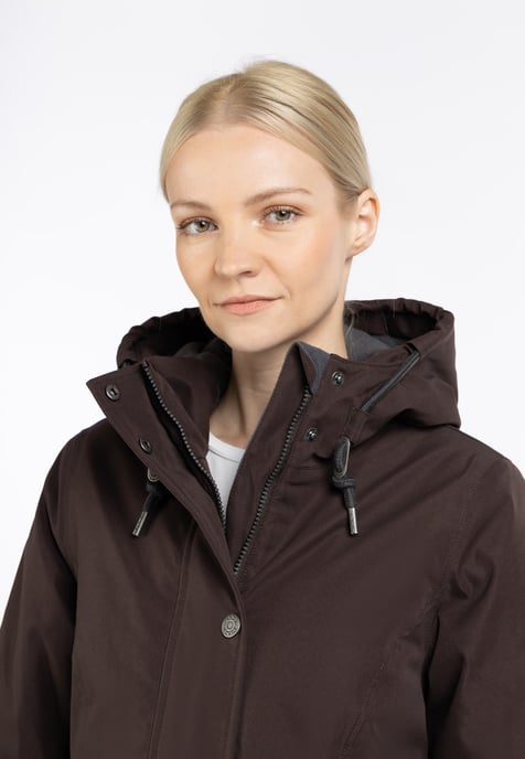 usha winter parka women dark brown - Image 5