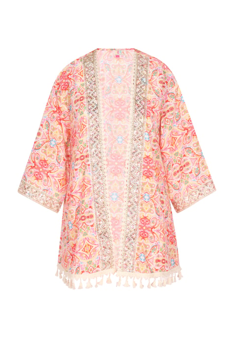 IZIA Kimono Dames Roze Veelkleurig - Image 1