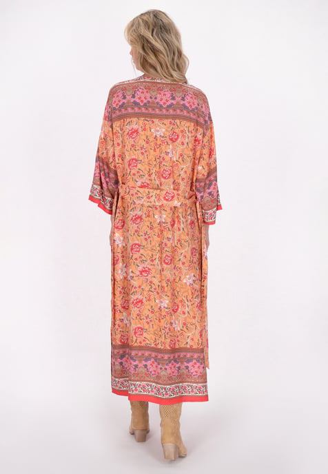 usha Kimono vrouwen oranje veelkleurig - Image 4