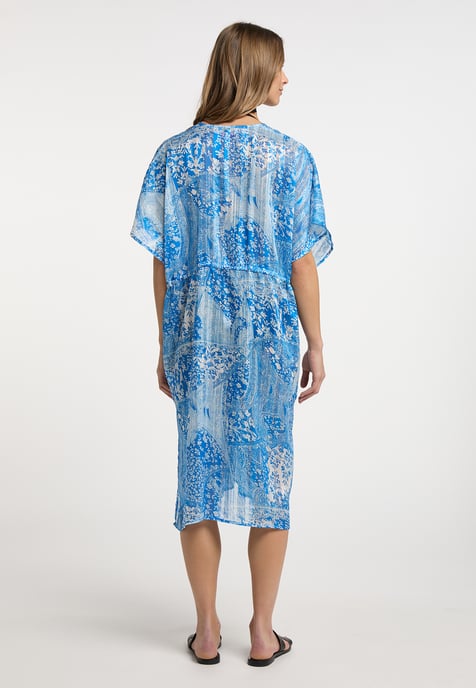 IZIA Kimono Dames blauw wit - Image 4