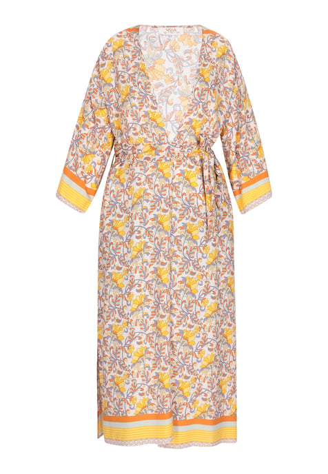 usha Kimono vrouwen geel veelkleurig - Image 1