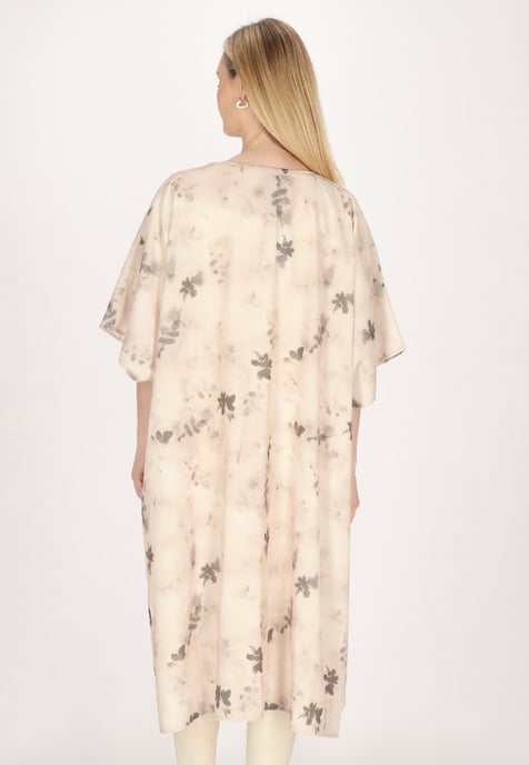 usha Kimono Dames Beige Veelkleurig - Image 4