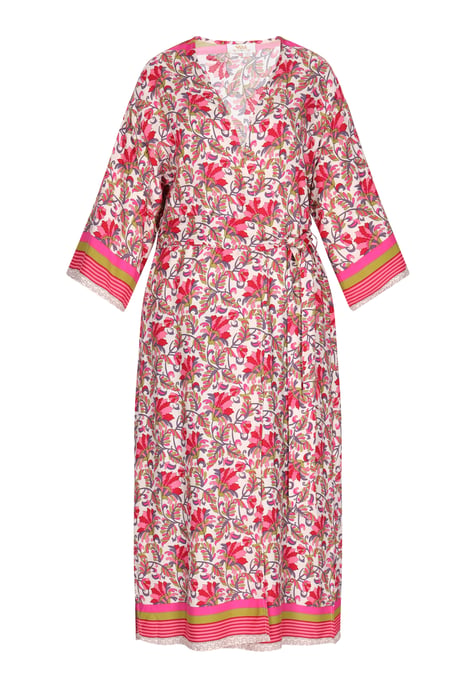 usha Kimono vrouwen rood veelkleurig - Image 1