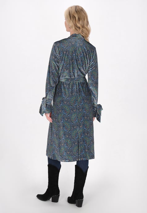 usha Kimono vrouwen blauw veelkleurig - Image 4