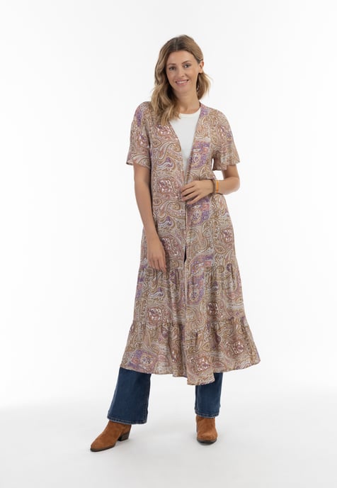 usha Kimono Dames lila veelkleurig - Image 2