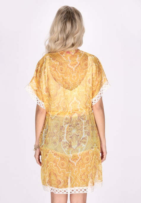 IZIA Kimono Dames geel - Image 4