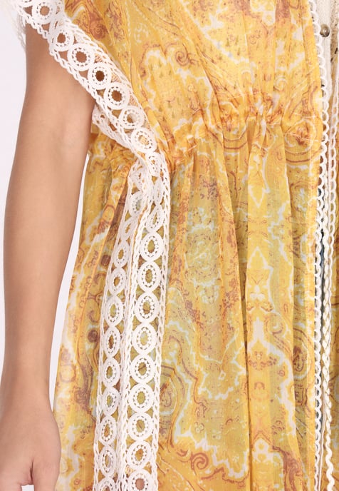 IZIA Kimono Dames geel - Image 5