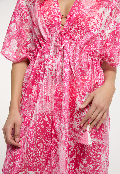 IZIA Kimono Dames roze wit - Image 5