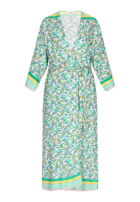usha Kimono vrouwen groen veelkleurig - Image 1