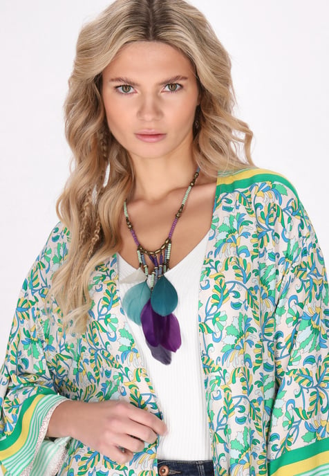 usha Kimono vrouwen groen veelkleurig - Image 5