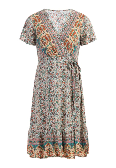 usha Zomerjurk Dames Wol Wit Veelkleurig - Image 1