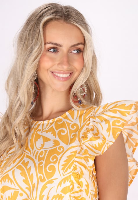 IZIA Jurk Dames geel - Image 5