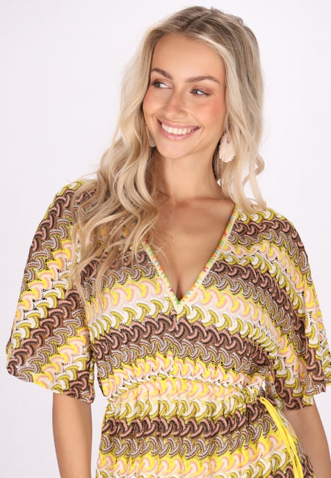 IZIA Jurk Dames Geel veelkleurig - Image 5