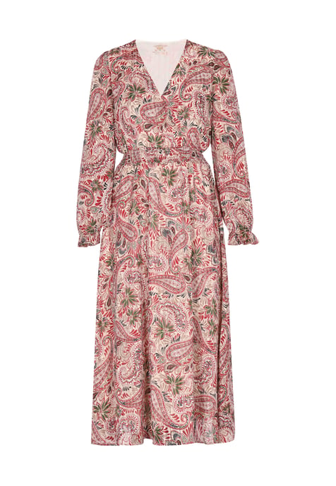 usha Jurk Dames Wol Wit Veelkleurig - Image 1