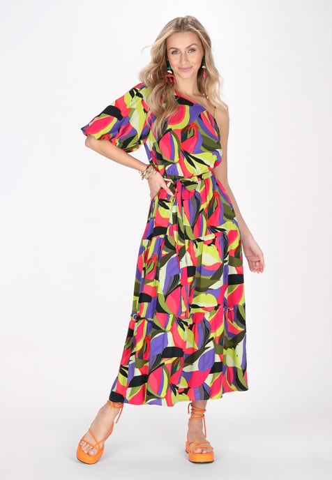 IZIA jurk vrouwen violet veelkleurig - Image 2