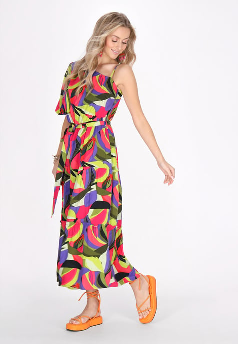 IZIA jurk vrouwen violet veelkleurig - Image 3