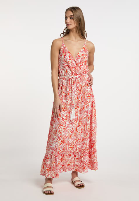 IZIA Jurk Dames rood wit - Image 2