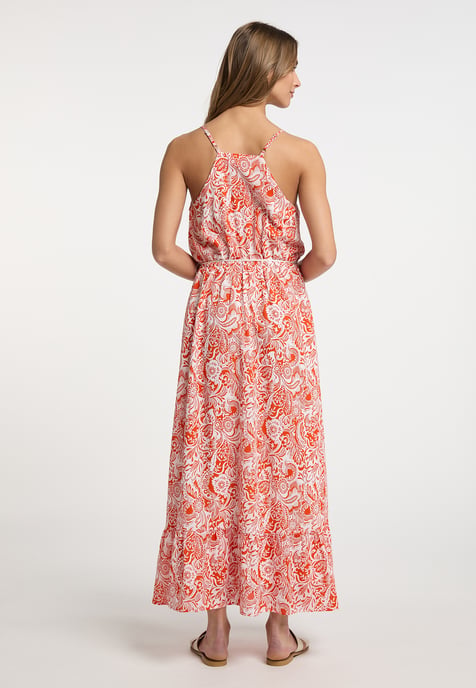 IZIA Jurk Dames rood wit - Image 3