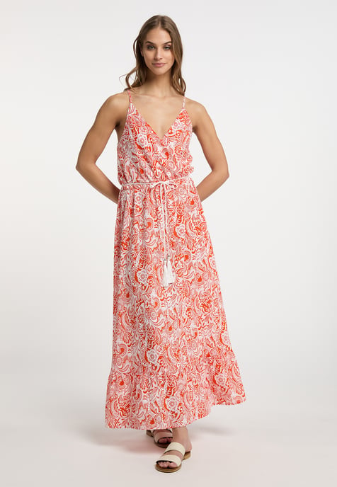 IZIA Jurk Dames rood wit - Image 5