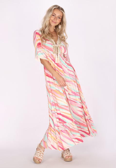 IZIA Jurk Dames Roze Veelkleurig - Image 2