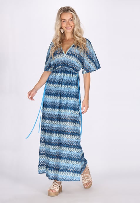 IZIA Jurk Dames Blauw Veelkleurig - Image 2