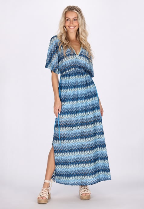 IZIA Jurk Dames Blauw Veelkleurig - Image 3