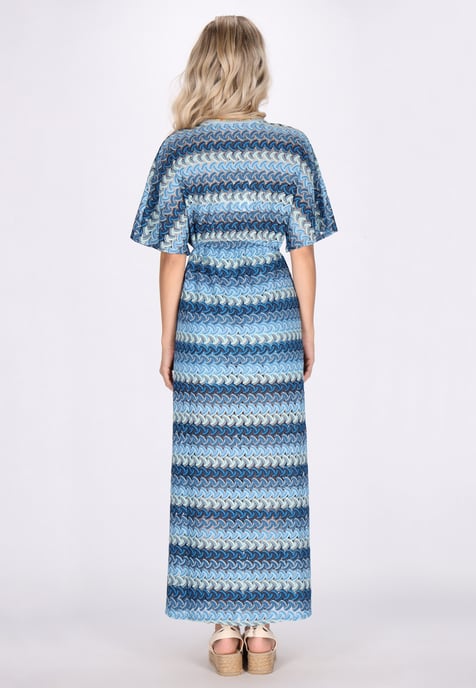 IZIA Jurk Dames Blauw Veelkleurig - Image 4