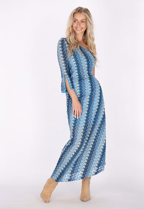 IZIA Jurk Dames Blauw Veelkleurig - Image 2