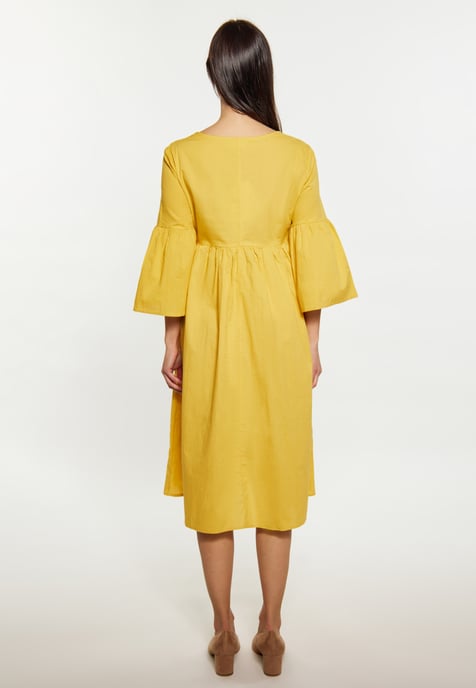 usha Jurk Dames geel - Image 4