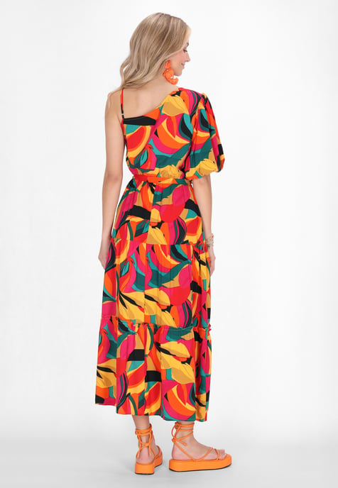 IZIA jurk vrouwen geel veelkleurig - Image 4