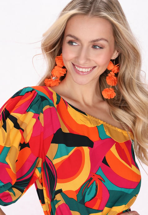 IZIA jurk vrouwen geel veelkleurig - Image 5