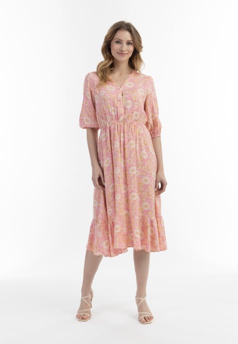usha midi-jurk Dames Roze Veelkleurig - Image 2