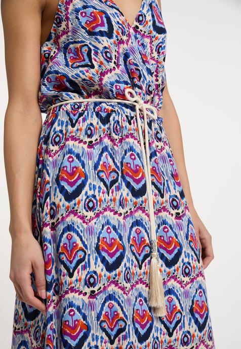 IZIA Maxi-jurk met all-over print Dames Blauw Veelkleurig - Image 4