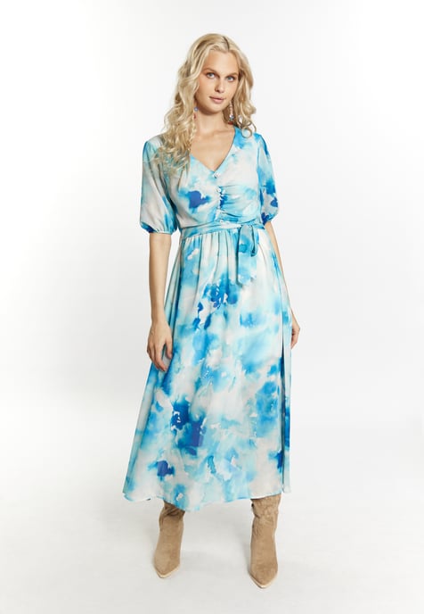 IZIA Jurk Dames Blauw Veelkleurig - Image 2