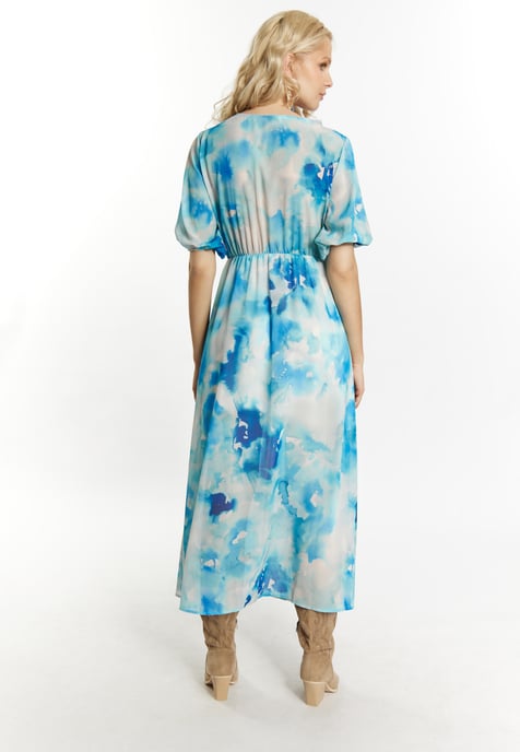 IZIA Jurk Dames Blauw Veelkleurig - Image 3