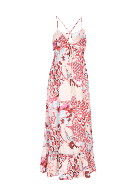IZIA Jurk Dames Rood Veelkleurig - Image 1