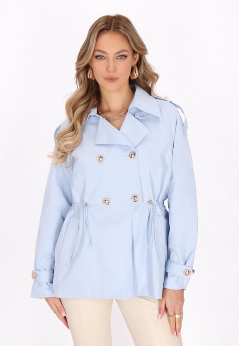 Faina jas vrouwen lichtblauw - Image 3