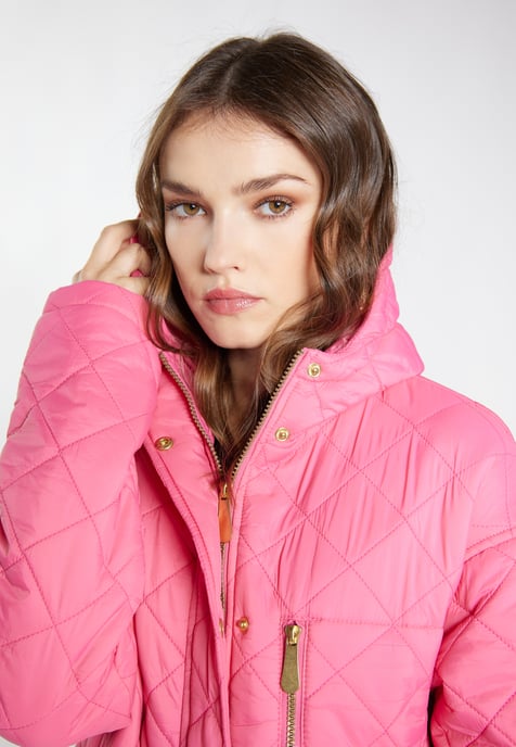 Faina Lichtgewicht gewatteerde jas Dames roze - Image 5