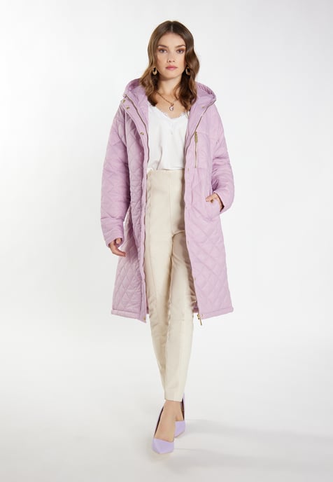 Faina Lichtgewicht gewatteerde jas Dames Mauve - Image 2