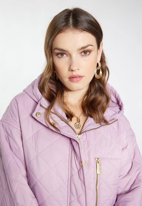 Faina Lichtgewicht gewatteerde jas Dames Mauve - Image 5