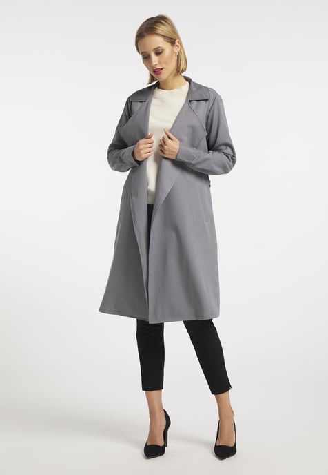 usha Light coat women grey - Image 2