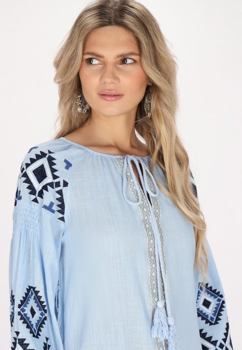 usha Jurk Dames lichtblauw - Image 5